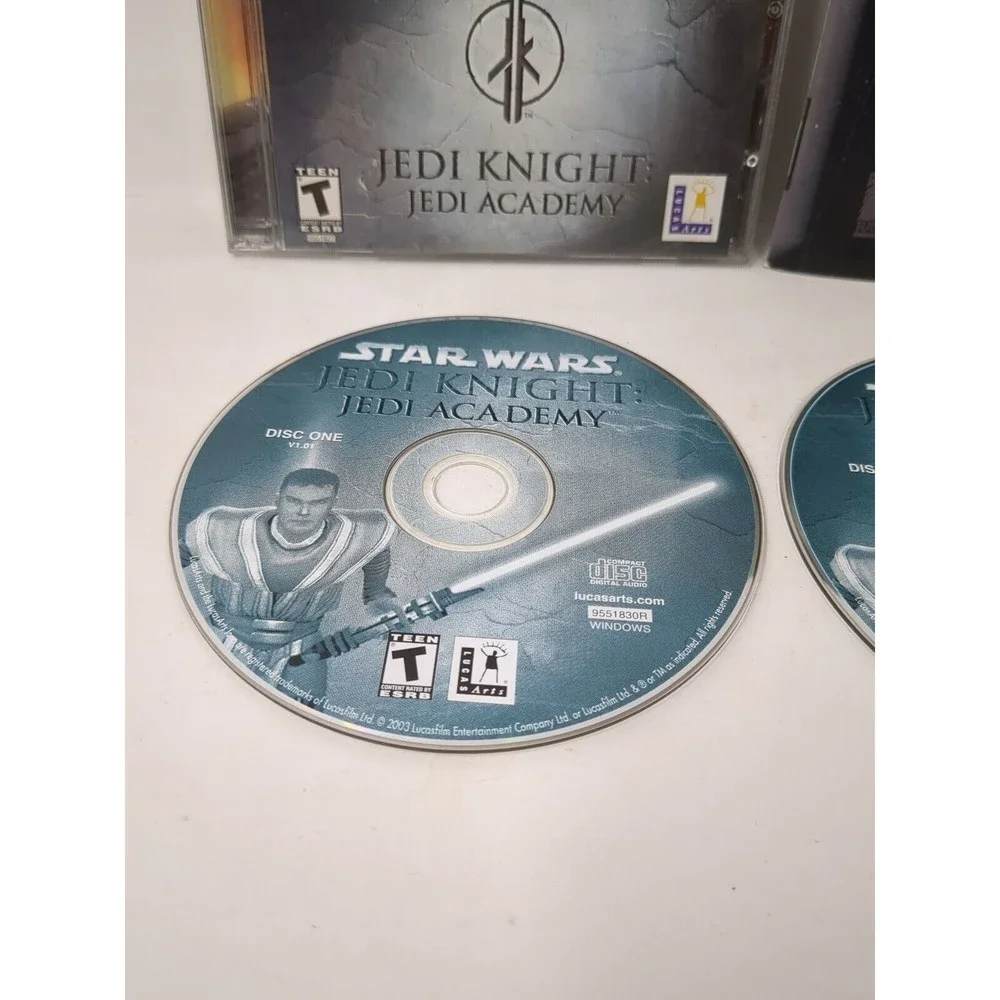 Star Wars Jedi Knight Academy PC CD-ROM Game For Windows 98 2000 XP Works Tested